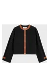 Celine Round-collar And Long-sleeved Cardigan In 38no