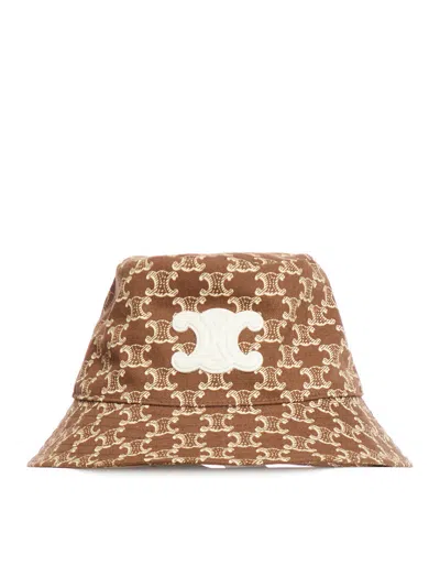 Celine Women Fisherman Hat In Brown