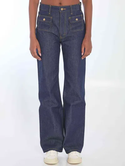 Celine Women Flared Jeans
