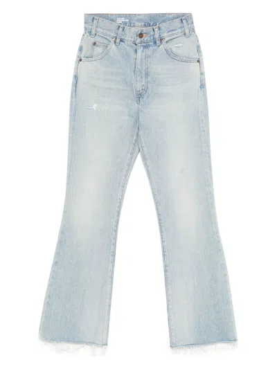 Celine Women Flared Leg Denim Jeans