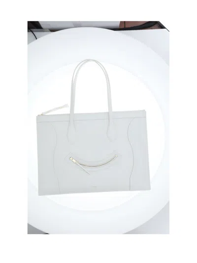 Celine Women Flat Cabas New Luggage In Gray