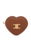 Celine Women Heart Hair Clip In Brown
