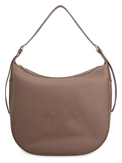 Celine Women's Heloise Grande Leather Crossbody Bag In Brown