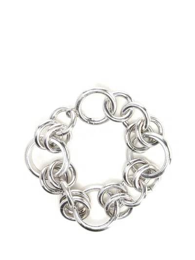 Celine Women "heritage Chunky" Bracelet In Silver