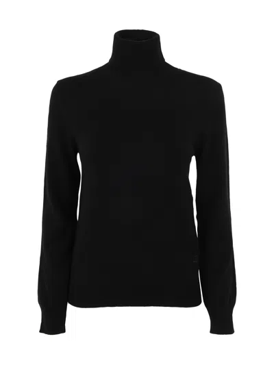 Celine Women High Neck Pullover In Black