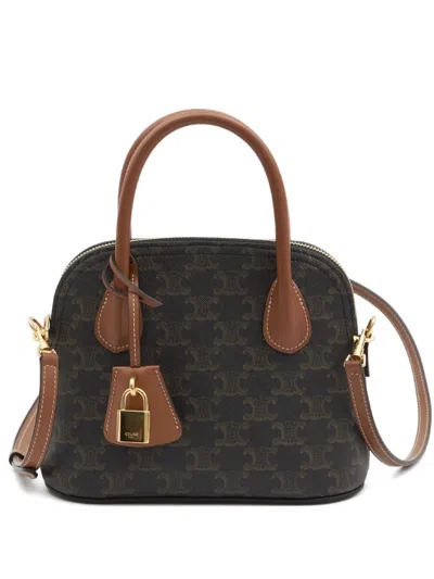 Celine Women Honorine Teen Triomphe Canvas Handbag In Multi