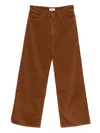 Celine Jolene Jeans In Corduroy In Brown