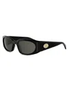 Celine Women's Journey 55mm Rectangular Sunglasses In Black