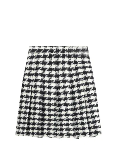 Celine Women Jupe St Germain Plissee In Black