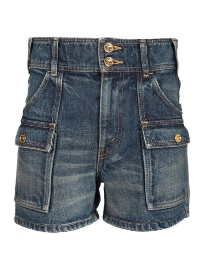 Celine Women Kitty Short In Blue