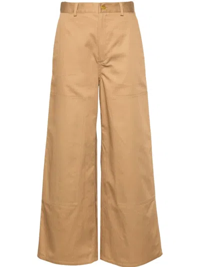 Celine Women Largo Pantalone In Multicolor