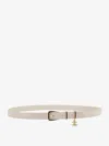 Celine Women Leather Belt With Triomphe Detail In Multi