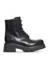 Celine Round-head Short Boots In Black