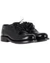 Celine Women's Leather Brogue Lace-up Oxford (authentic Pre-loved) In Black
