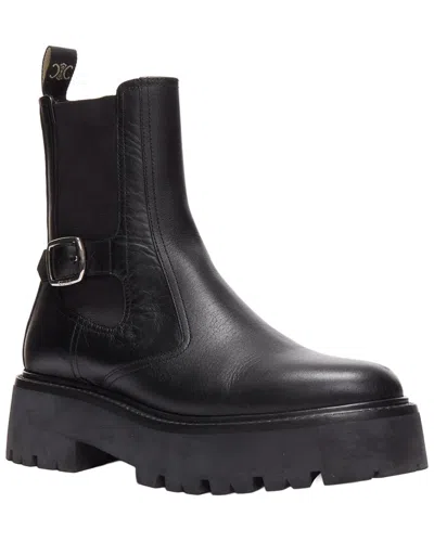 Pre-owned Celine Women's Leather Chelsea Biker Boot (authentic Pre-loved)