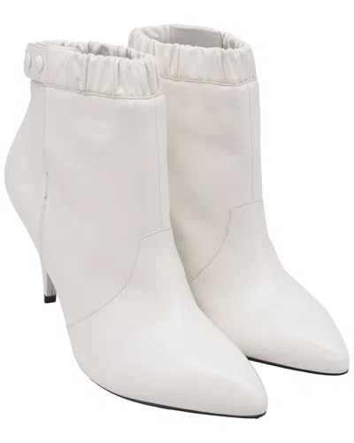 CELINE CELINE WOMEN'S LEATHER POINTED-TOE ELASTIC BOOTIE (AUTHENTIC PRE-LOVED)