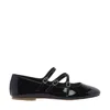 Celine Woman Ballet Flats Black Size 7.5 Calfskin In Black