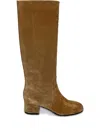 Celine Women Les Bottes Leather Boots In Multi