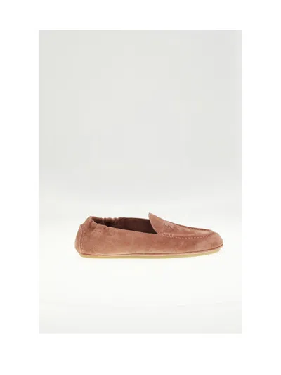 Celine Women Loafer W/ Triomphe 05 In Brown