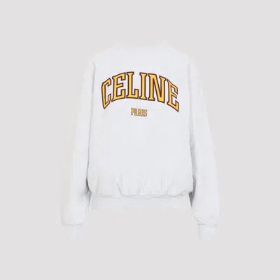 Celine Women's Loose Cotton Sweatshirt In Grey