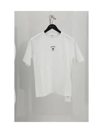 Celine Women Loose T-shirt In White