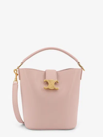 Celine Women Louise Small Leather Bucket Bag