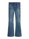 Celine Women Marco Jeans In Denim With Dark Union Wash In Blue
