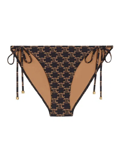 CELINE CELINE WOMEN MATT JERSEY SWIMSUIT SLIP WITH MONOGRAM