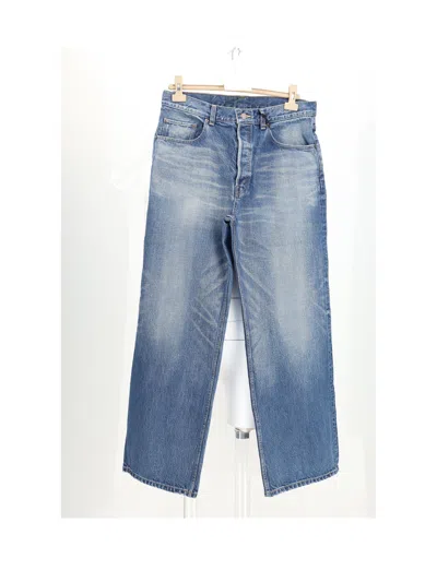 Celine Women Max Jeans In Blue