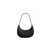 Celine Ava Medium Smooth Cow Leather Chain Handbag In Black