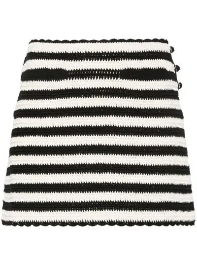 Celine Women Mini, Crochet Gonna In Multicolor