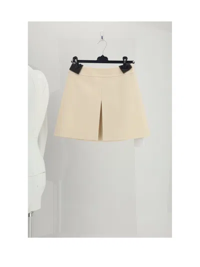 Celine Women Mini Jupe Trapeze Taille Haute In Multi
