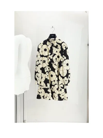 Celine Women Mini Robe Patineuse Lavalliere In Multi