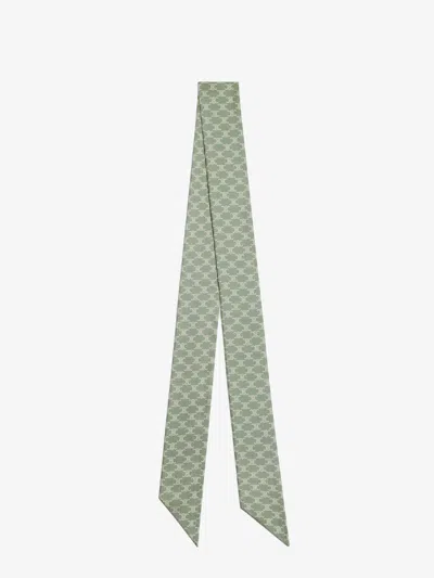 Celine Women Mini Triomphe Silk Twill Lavalliere
