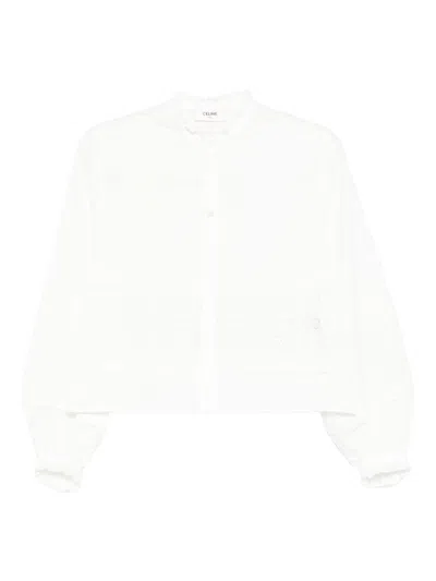 Celine Women M/l, Profili Broderie Anglaise Camicia In Multi