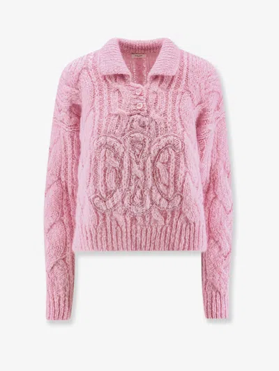 Celine Women Mohair And Wool Blend Sweater In Multi