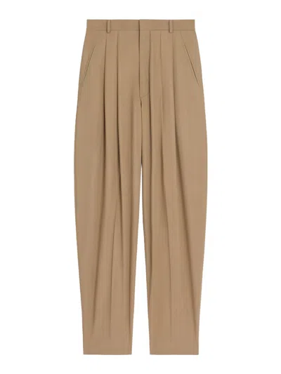 Celine Women Montauk Wool Trousers In Nude
