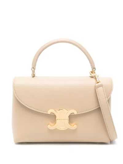 Celine Women Nino Teen Leather Handbag In Multi