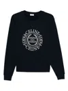Celine Women Logo Cotton Sweatshirt In Multi