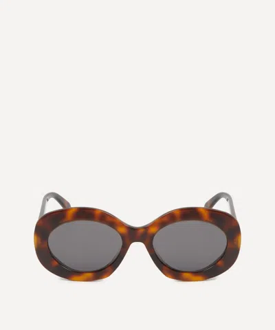 Celine Women's Oversized Triomphe Round Sunglasses