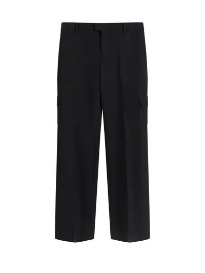 Celine Women Pantalon Cargo Taille Basse In Black