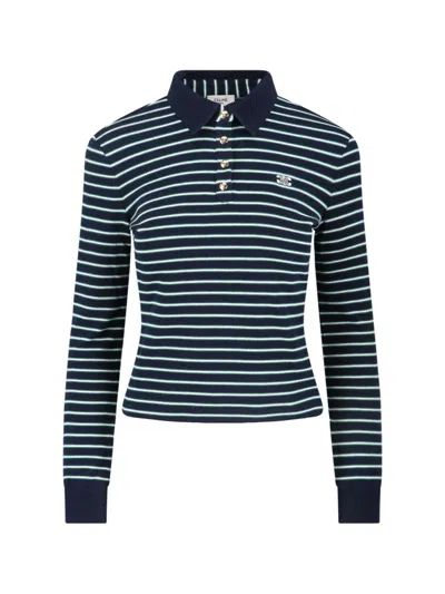 CELINE CELINE WOMEN POLO SHIRT "TRIOMPHE"