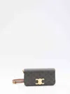 Celine Women Pouch In Triomphe Canvas