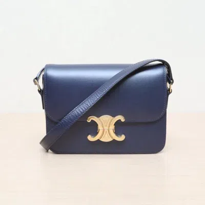 Celine Women Pre-loved Bag Very Good Condition In Blue