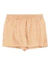 Celine Women Pritned Silk Shorts In Multi