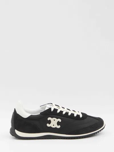 Celine Women Racer Low-top Sneaker In Animal Print