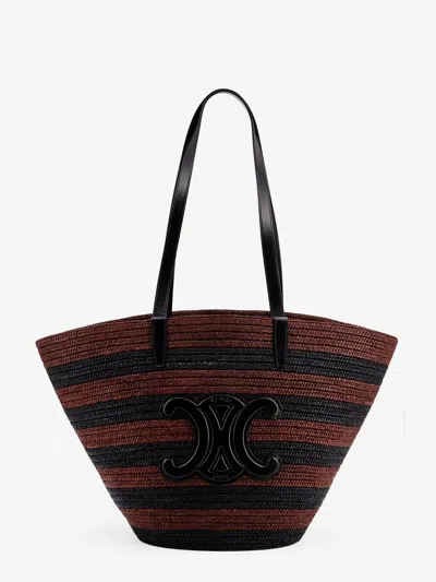 Celine Women Rafia Shoulder Bag