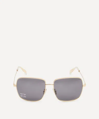 Celine Women's Rhinestone Triomphe Square Sunglasses