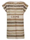 Celine Women Righe, M/c Abito Corto M/c In Multicolor
