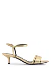 Celine Women's Metallic Lambskin Sandal 50 In Metallic